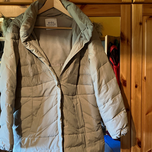 Edc daunenjacke beige mit - da,