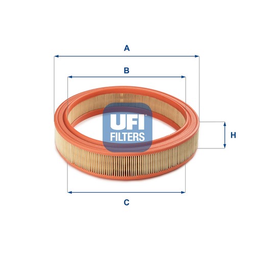 Ufi luftfilter 038 01 - ufi,