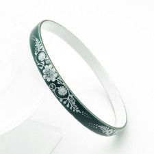 Vintage Armreif mit Emaille