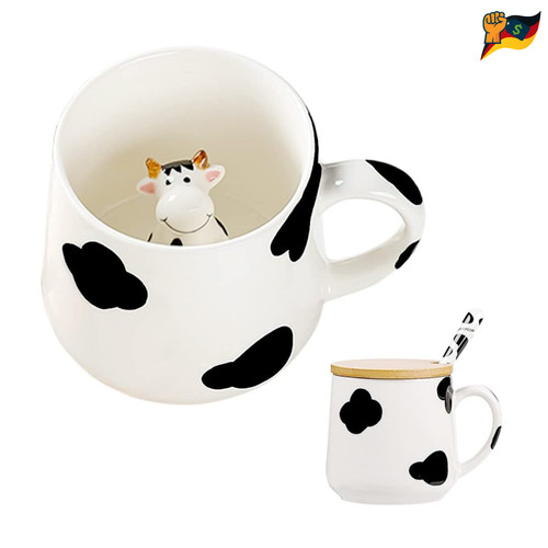 Kuh tasse keramik 350 - 3d,
