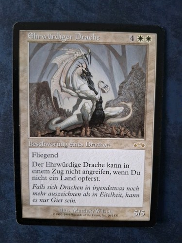 Ehrwürdiger drache 143 rare - ehrwürdiger,