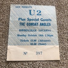 U2  ticket Birmingham Locarno