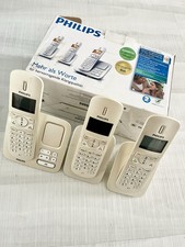 Philips CD275 Trio Telefon mit AB und 3 Mobilteilen - Display defekt