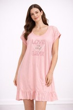 Nachthemd Gr. 48/50 Rosa Damen