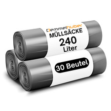 Müllsäcke 240L extrastark 60µm reißfest Müllbeutel Abfallbeutel Müllsack Müll
