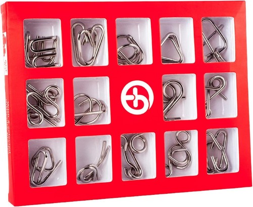 Metall knobelspiele set - knobelspiele, 15