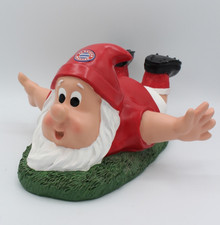 FC Bayern Gartenzwerg Diver liegend Zwerg FCB Figur Garten Deko 2016