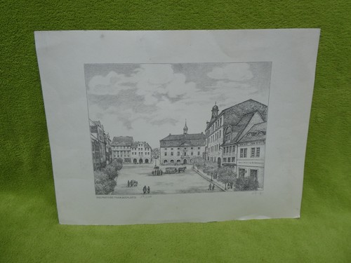 Helmstedt marktplatz signiert - helmstedt,