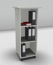 Büro-Caddy Aktencaddy fahrbar Rollwagen Bürowagen Bürocaddy Stehpult Aktenwagen