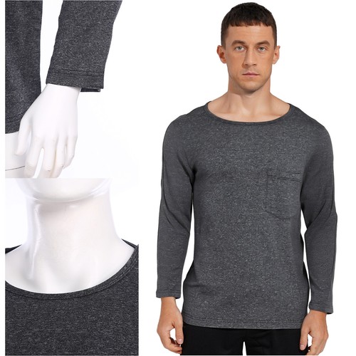 Herren langarmshirt hemd - op,