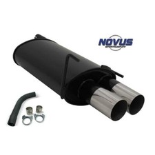 Novus N Sport Auspuff Endschalldämpfer 2x90 rund S Mercedes C-Klasse W202 W208