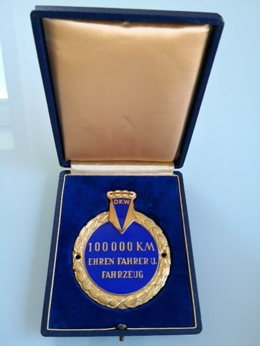 Dkw autounion plakette 100000 - plakette,