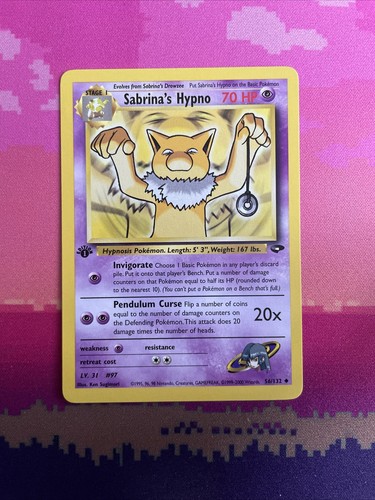 Pokemon karte sabrina hypno - pokemon,