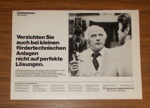 Seltene werbung mannesmann - seltene,