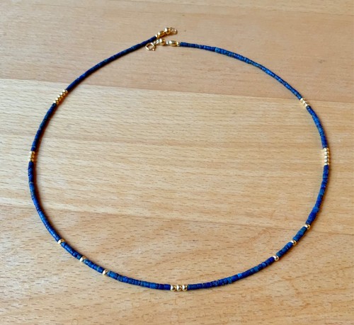 Edelstein kette lapis - lapis, 925er