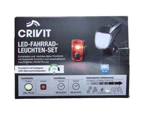 Led fahradleuchten set - led,