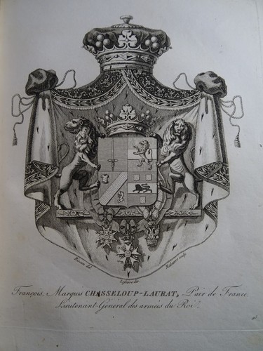 Gravur wappen heraldik marquis - heraldik,