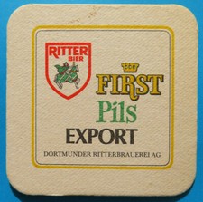 Bierdeckel RITTER Bier FIRST