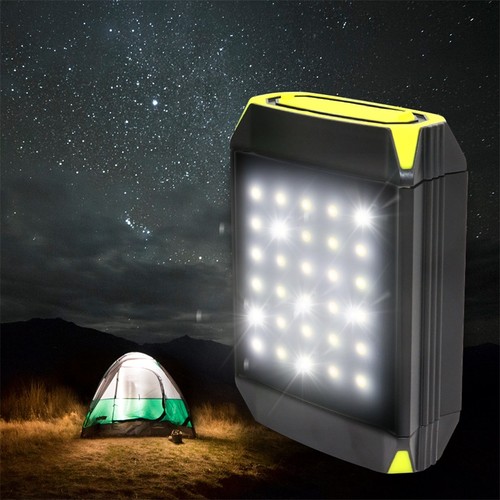 Led campinglaterne solar usb - led,