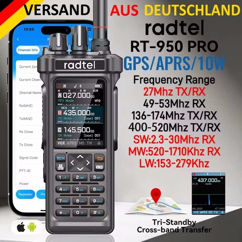 Radtel 950 pro amateurfunk - pro,