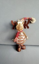Weihnachtselch Stoff-Elch ca. 28 cm Weihnachtsdeko Weihnachten Deko-Stand-Figur 