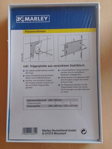 Marley fliesenrahmen weiß mit - marley,