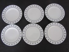 6 Brottellerchen ROSENTHAL COMPOSITION "EISBLUME".  Vitrinenstücke