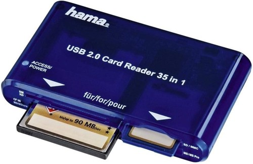 Hama kartenleser usb - usb, 35in1
