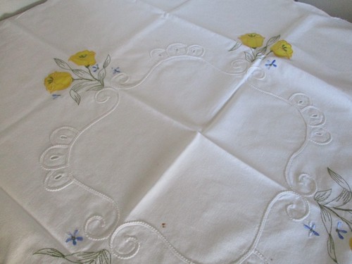 Tischdecke mitteldecke gelbe - mitteldecke, "gelbe