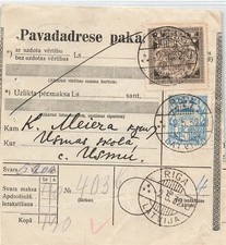 898610) Lettland Paketkarte