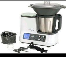 @ Küchenmaschine mit Kochfunktion, Waage, Dampfgaraufsatz, Garkorb WLAN APP +