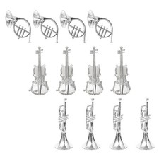 12 Pcs Mini Musikinstrumente