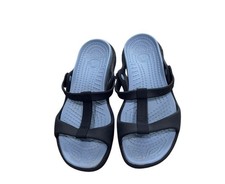 Crocs Womens Blue Cleo III 3