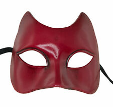 Rote Katzenmaske Aus Venedig