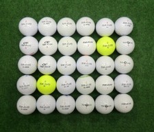 30 Stück gebrauchte Golfbälle, Top-Flite sortiert, Qualitäten wie abgebildet