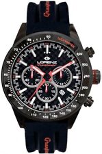 Lorenz Granpremio Chronograph 030210CC Herren Uhr Sub 100 Meter Gummiarmband