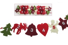Adventskalender Filz Elch Baum Engel Kalender zum selber befüllen Weihnachten