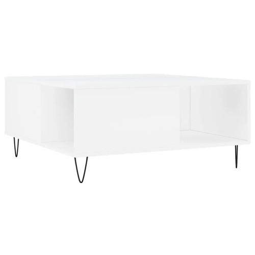Couchtisch weiß 80x80x36 cm - couchtisch,