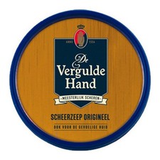 De VERGULDE HAND originale Rasierseife 75 g Tiegel hergestellt in Niederlande