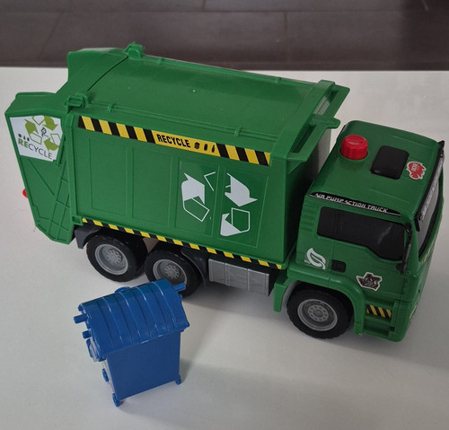 Dickie toys man müllwagen - man,