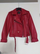 Lederjacke bikerstil - lederjacke,