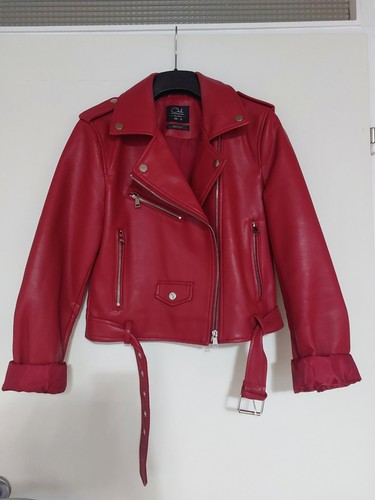 Lederjacke bikerstil - lederjacke,