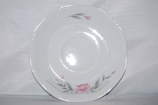 Untertasse 14,5 cm Kaf Form 2040 Sissi rosa Blüte MItterteich Bavaria Porzellan