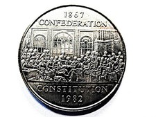 Kanada  1 Dollar  1982  "Constitution"