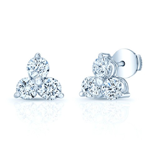 Stein diamant ohrstecker 14k - diamant,