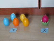 1x Set Ostereierkerzen, AUSWAHL aus Set mit 5 Eierkerzen ODER 1x "Ei im Gras"