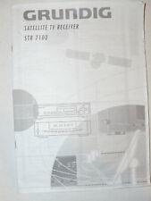 Grundig Sat-TV-Receiver STR 7100 Bedienungsanleitung