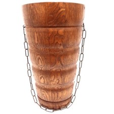 Holzbottich mit kette eiche - mit,
