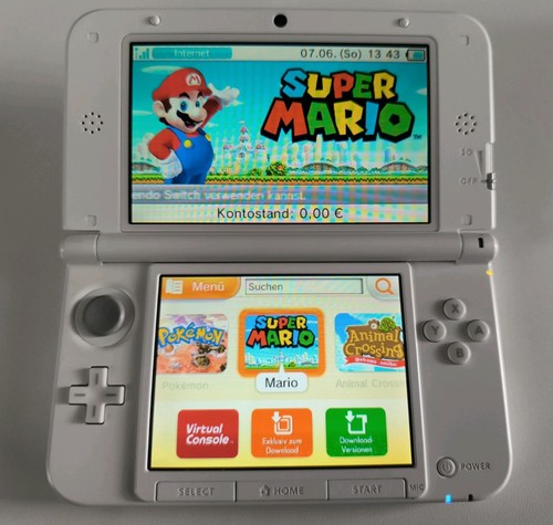 Nintendo 3ds top - xl, zustand
