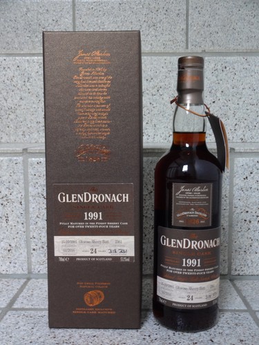 Glendronach 1991 24y single - glendronach,